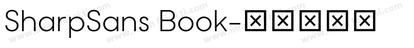 SharpSans Book字体转换